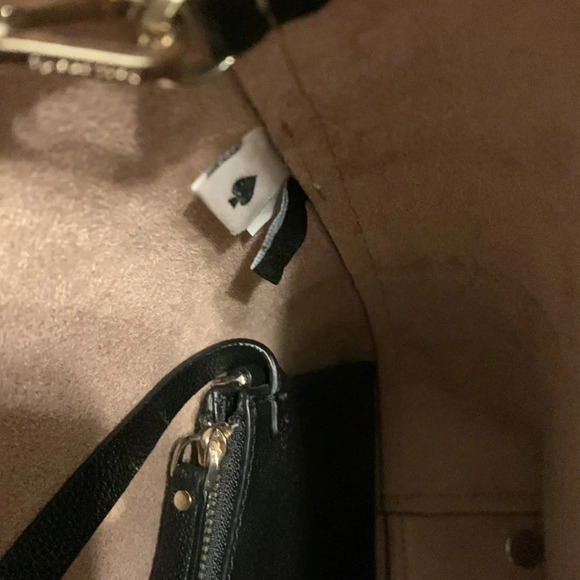 KATE SPADE Suzy Large North South Tote with Zipper Pouch in Black‎ - Picture 13 of 15